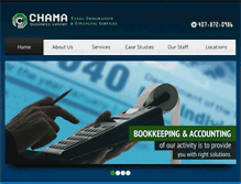 Tablet Screenshot of chamabusinesscenter.com